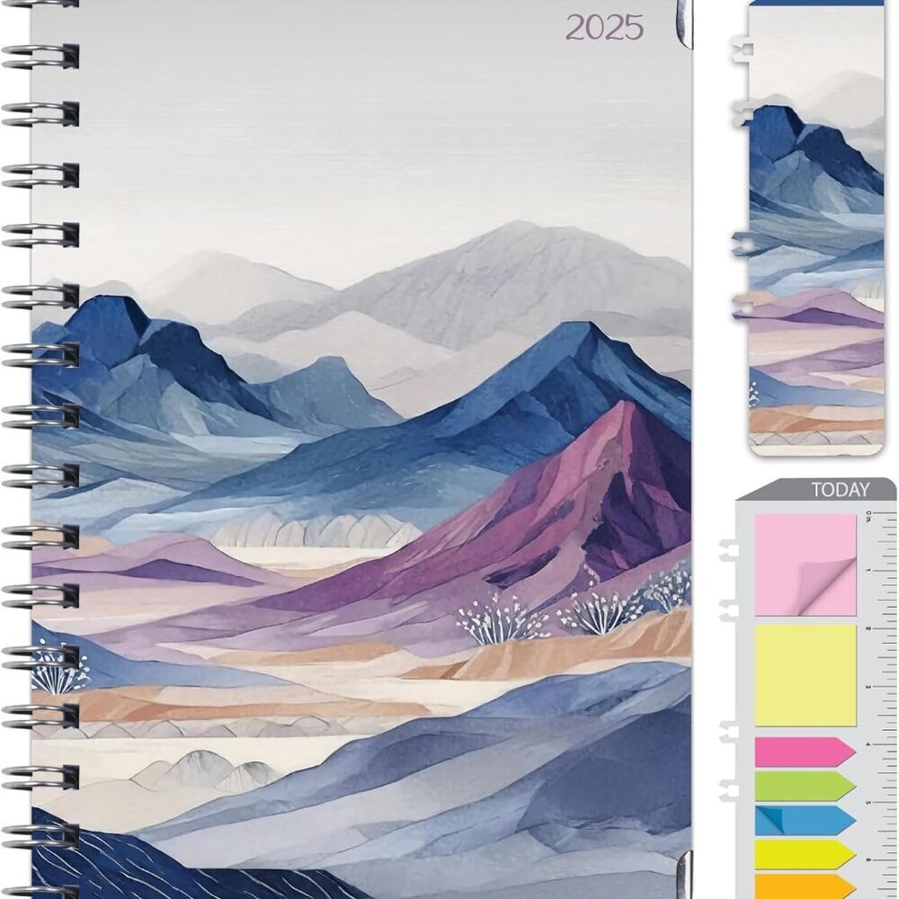 HARDCOVER 2025 Planner, 5.5"x8": 14 Months November 2024 - December 2025, Daily